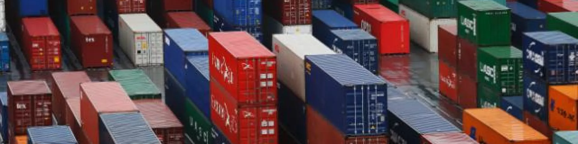Containers in de Rotterdamse Haven